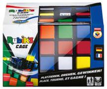 ThinkFun - 76392 - Rubik's Cage, Original Rubik's Familienspiel, Tic Tac Toe im 3D Format, Strategiespiel für Erwachsene und Kinder ab 7 Jahren, Spiel für 2 bis 4 Personen